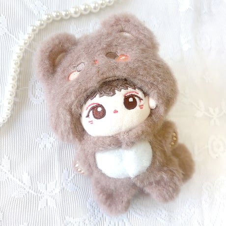 【ぬい服】もこもこアニマル着ぐるみ　10cm用【推し活グッズ】