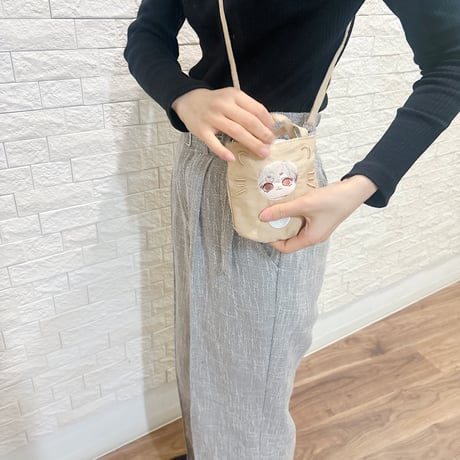 ぬい服　刺繍入りぬいバッグ　10cm用【推し活グッズ】