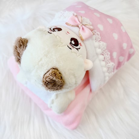 【ぬい服】ぬいぐるみ用ふわふわお布団 【10~15cm用】【推し活グッズ】