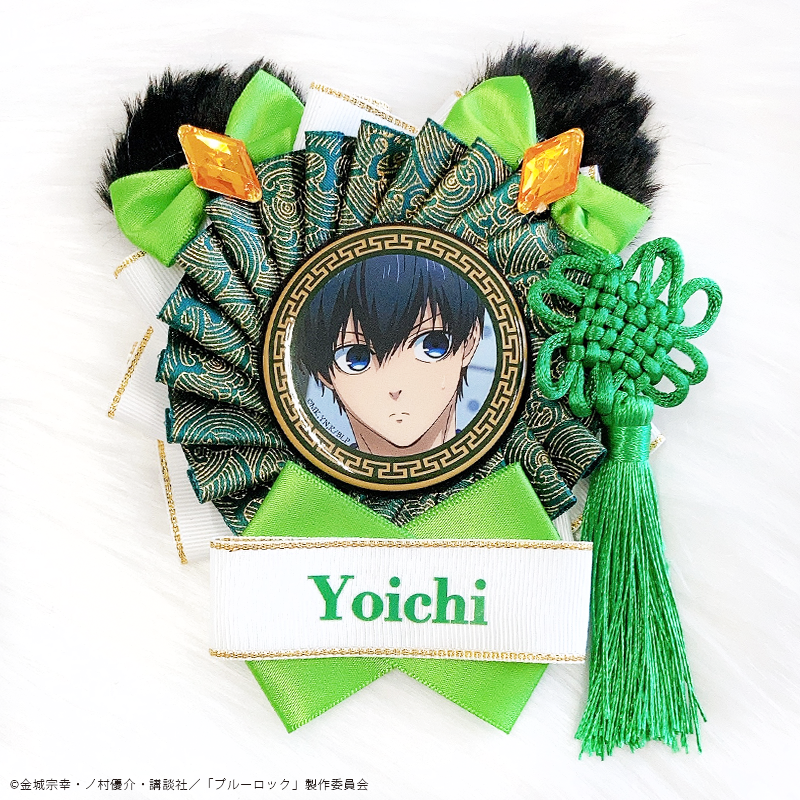 千切豹馬 缶バッジ 痛バ チャイナ ロゼット TVアニメ 「ブルーロック」 ロゼット & 缶バッジセット 千切豹馬