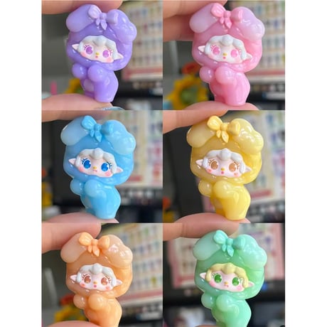 yooki Candy Boom ブラインドボックス 4個入り アートトイ ミニフィギュア シークレット