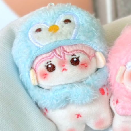 【ぬい服】ぬいぐるみ用着ぐるみキャップ 【くま、うさぎ、ペンギン、ひよこ】ミニサイズ  帽子【推し活グッズ】