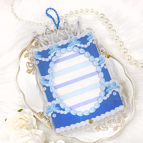 【G.triGerオリジナル 推し活グッズ】アクリルフレーム【ケーキ】【トレカ・アクスタ用】