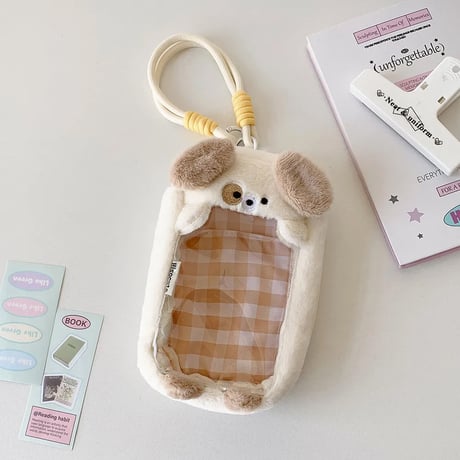 ふわもこぬいぐるみ用 窓付きポーチ