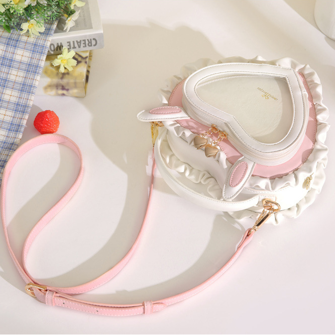 うさ耳付きハート型痛バッグ【推し活グッズ】 | G.triGer