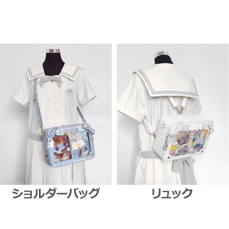 【荔枝百草园工作室】仕切り付き多機能痛バッグ(Sサイズ)【推し活グッズ】