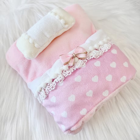【ぬい服】ぬいぐるみ用ふわふわお布団 【10~15cm用】【推し活グッズ】