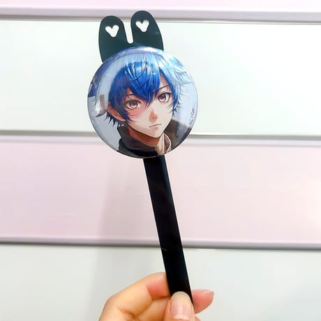 【推し活グッズ】マグネット付き缶バッジ用スティック【缶バッジ 痛ロゼット】