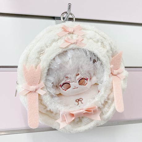カラトリー装飾付きぬいポーチ【10cm用】【推し活グッズ】