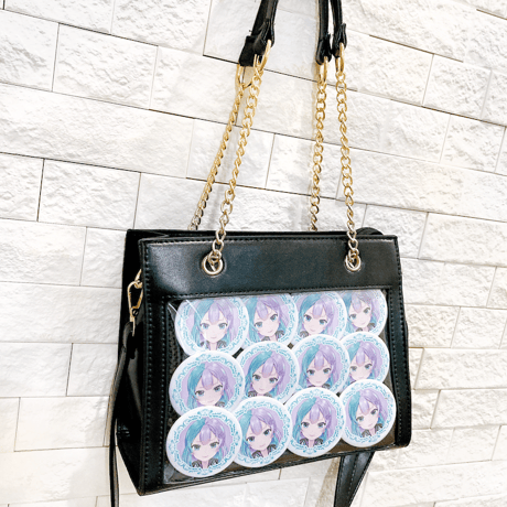 フェイクレザースクエア痛バッグ