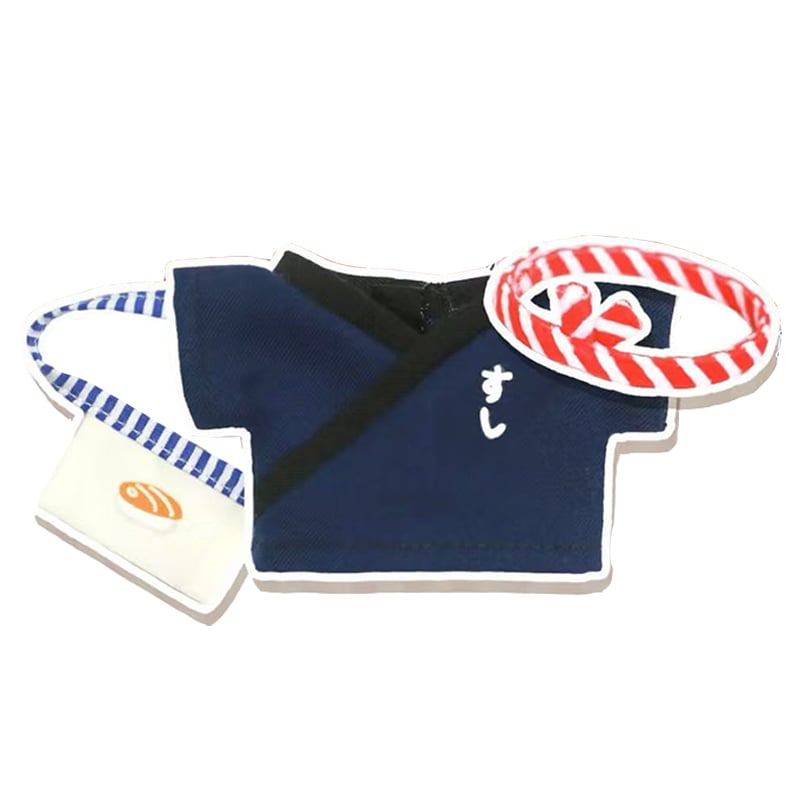 ぬい服【お寿司屋さん】10cm用【推し活グッズ】 | G.triGer