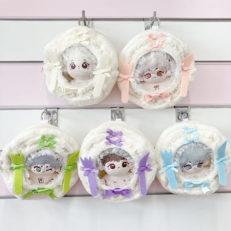 カラトリー装飾付きぬいポーチ【10cm用】【推し活グッズ】