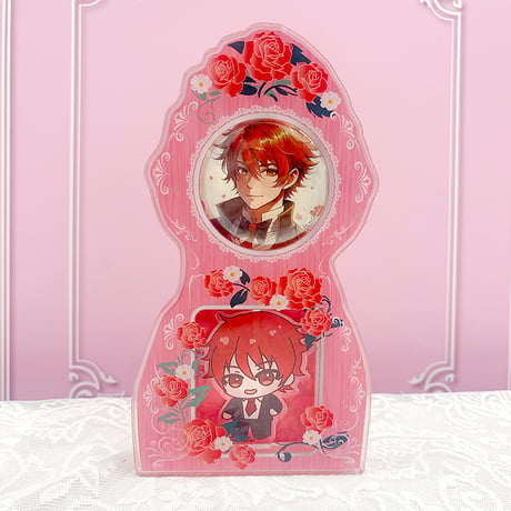 【G.triGerオリジナル 推し活グッズ】 アクリルフレーム【アンティーク時計】 缶バッジ・アクスタ用