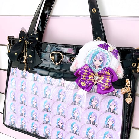 【G.triGerオリジナル 推し活グッズ】ふわふわ垂れ耳ロゼット【缶バッジ 痛ロゼット】