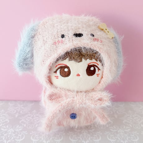 ぬい服　ぬいぐるみニット帽&着ぐるみセット　10cm用【推し活グッズ】
