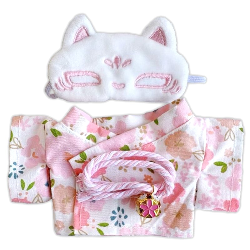 ぬい服】和装セット(浴衣&帯&狐面セット) 10cmぬいぐるみ用 | G.triGer