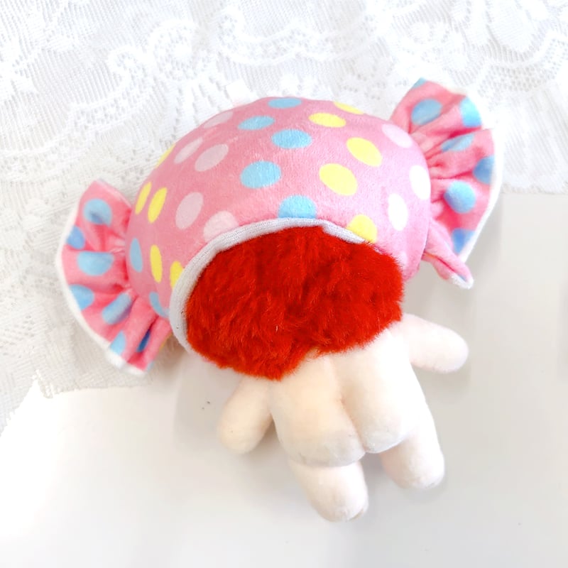 ぬい服】キャンディ型ぬいぐるみ用着ぐるみキャップ 10cm用【推し活