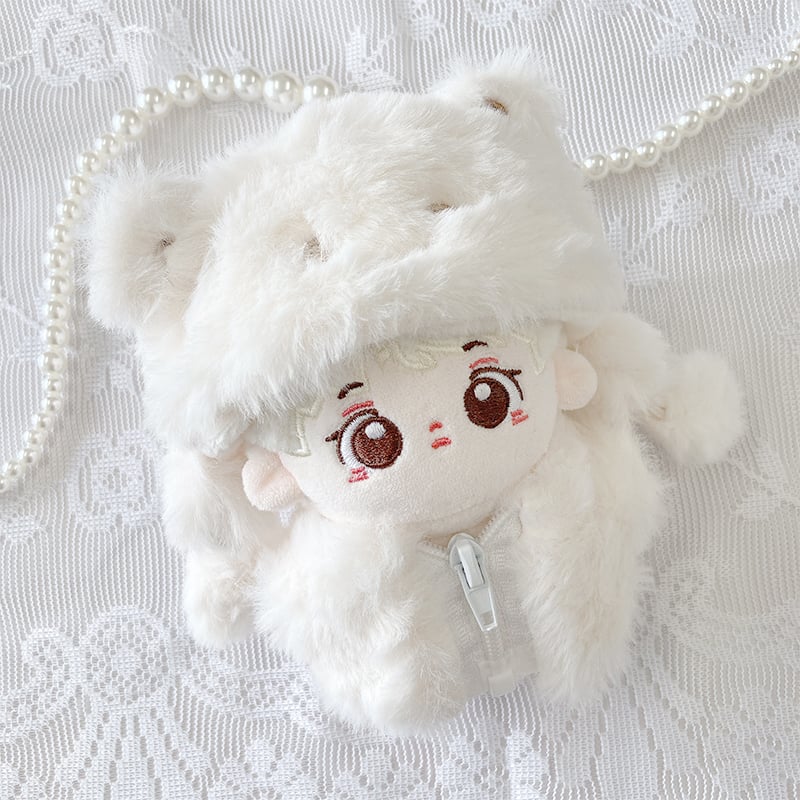 ぬい服】ぬいぐるみ用もこもこくま着ぐるみ 10cm用【推し活グッズ