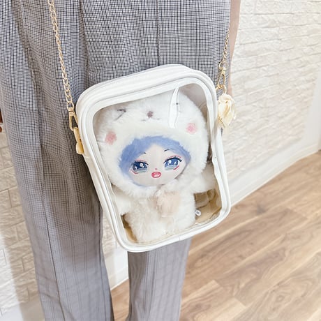 【Seraphim】フェイクレザーぬいバッグ(20cm用)