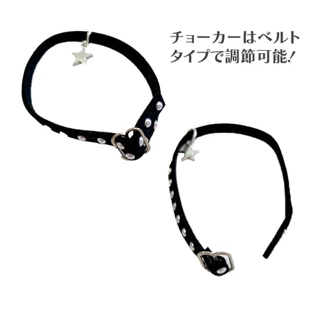 【ぬい服】グラフィックTシャツ&ジーパン&チョーカーセット　10cm用【推し活グッズ】
