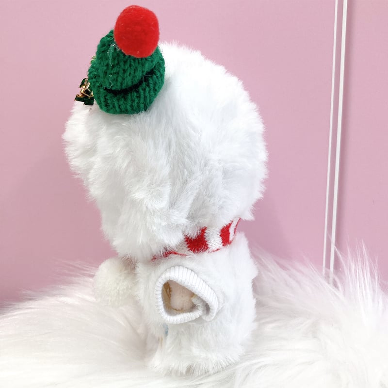 ぬい服】ふわふわクリスマス着ぐるみ 10cm用 | G.triGer
