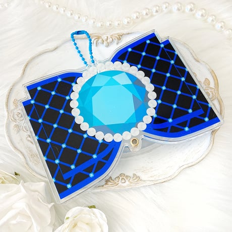 【G.triGerオリジナル 推し活グッズ】アクリル缶バッジケース【リボン】58mm缶バッジ・アクスタ用