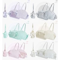 【BerryQ】貝殻型サイドリボン痛バッグ