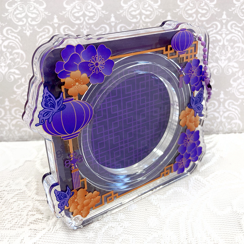 G.triGerオリジナル】アクリル缶バッジケース【中華】57mm・65mm