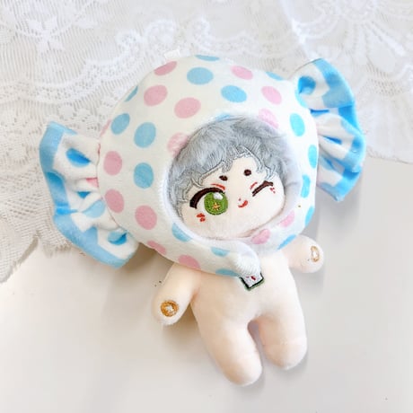 【ぬい服】キャンディ型ぬいぐるみ用着ぐるみキャップ　10cm用【推し活グッズ】