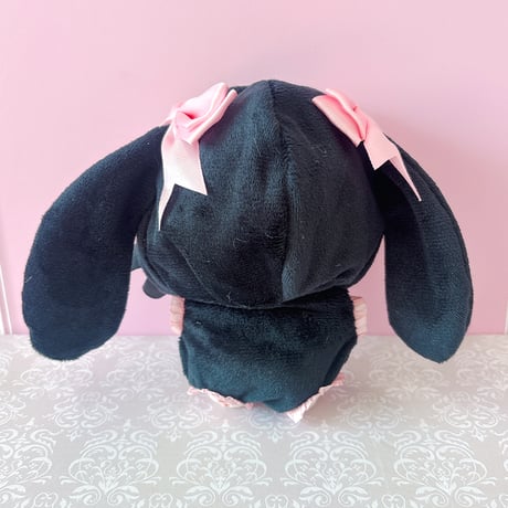 ぬい服　ぬいぐるみ用チェック柄うさ耳着ぐるみ【10~15cm用】【推し活グッズ】