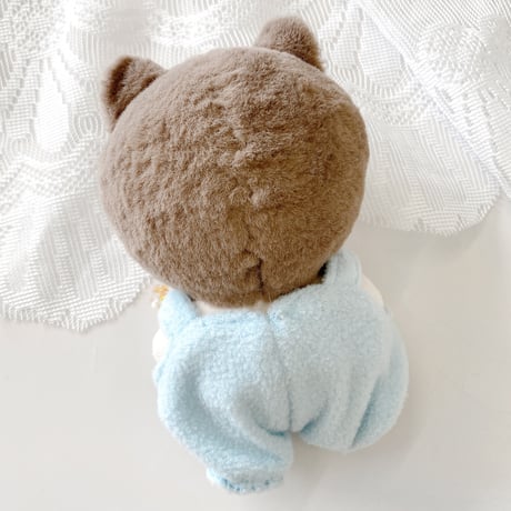 【ぬい服】カラフルサロペット　10cmぬいぐるみ用