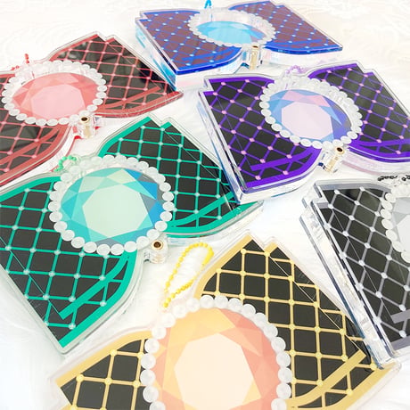 【G.triGerオリジナル 推し活グッズ】アクリル缶バッジケース【リボン】58mm缶バッジ・アクスタ用