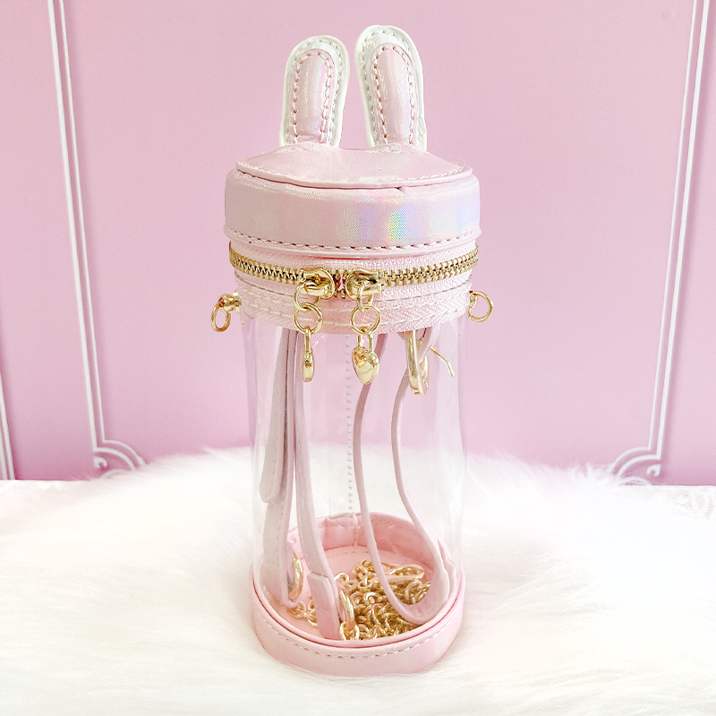 BABY ケーキ型バッグ ポーチ　美品 メゾン ド フルール“まるでロールケーキ”なショルダーバッグ