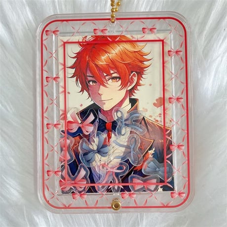 【G.triGerオリジナル 推し活グッズ】パーツ入りアクリルフレーム 【リボン】【トレカ・アクスタ用】