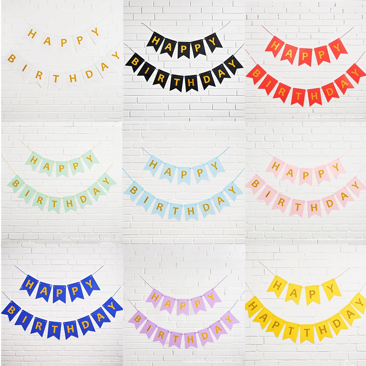 HAPPY BIRTHDAY 推しカラー ガーランド【生誕祭グッズ】 | G.triGer