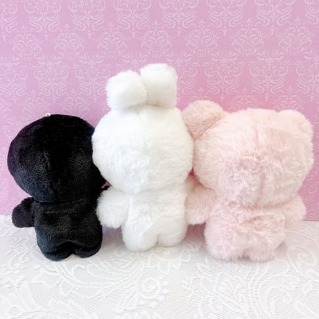 【ぬい服】ぬいぐるみ用着ぐるみ(ペンギン・うさぎ・ブタ)/10cm用 もこもこ