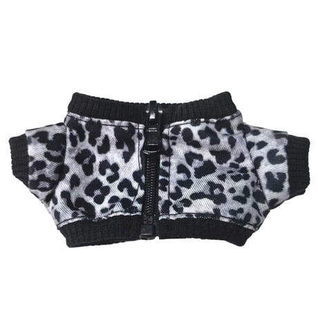 【ぬい服】ヒョウ柄ジャケット　10cmぬいぐるみ用