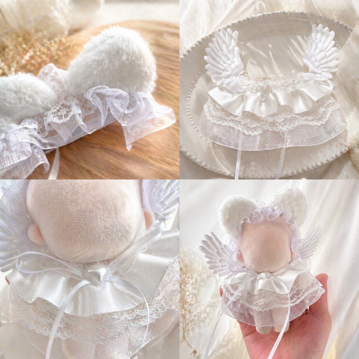 10cmぬい用】ネコミミヘッドドレス＆ドレス 2点セット | G.triGer