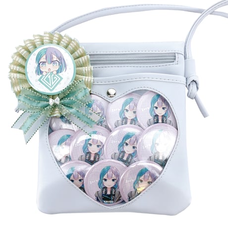 【缶バッジ 痛ロゼット 推し活グッズ】マグネット痛ロゼット