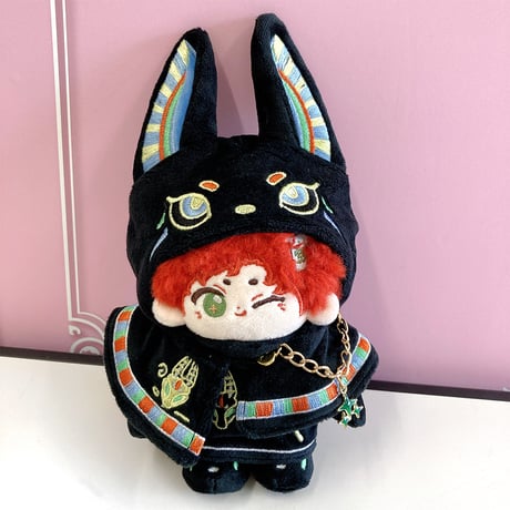 【ぬい服】エジプト神ぬい服【ポンチョ&パーカー&靴セット】  10cm用