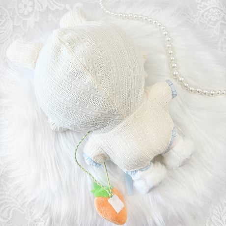 【ぬい服】ぬいぐるみ用うさ耳着ぐるみ・ うさ耳シューズ・バッグセット 【20cm 用】【推し活グッズ】