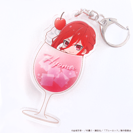 アニメ「ブルーロック」クリームソーダ型アクリルキーホルダー