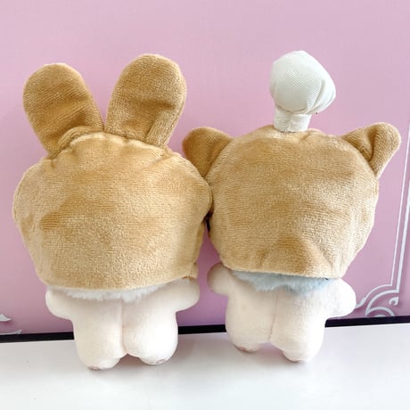 【ぬい服】パン型ぬいぐるみ用着ぐるみキャップ  10cm用
