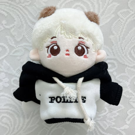 【ぬい服】ぬいぐるみ用ツノ付きパーカー(10cm用)【推し活グッズ】