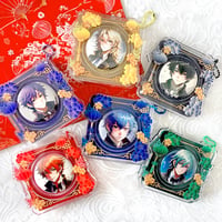 【G.triGerオリジナル】アクリル缶バッジケース【中華】57mm・65mm・75mm・アクスタ用【推し活グッズ】