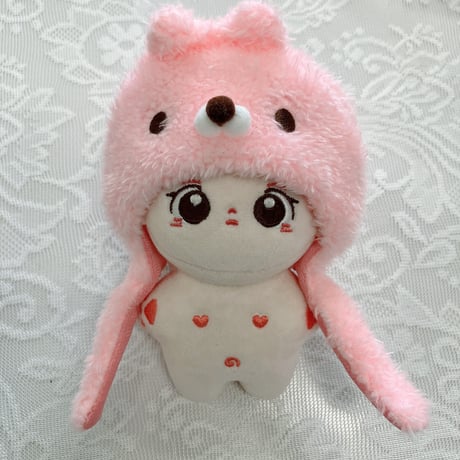 【ぬい服】ぬいぐるみ用着ぐるみキャップ 【くま、うさぎ、ペンギン、ひよこ】10cm用 帽子【推し活グッズ】