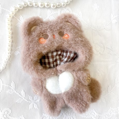 【ぬい服】もこもこアニマル着ぐるみ　10cm用【推し活グッズ】