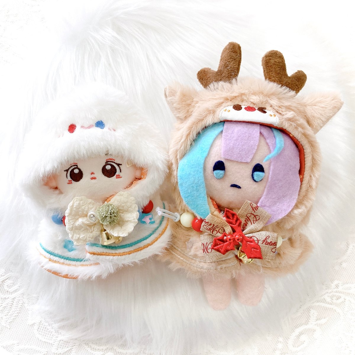 ぬい服】ぬいぐるみ用着ぐるみ【クリスマス】 (10cm・15cm用 ぬい服】ぬいぐるみ用着ぐるみ【クリスマス】 (10cm・15cm用