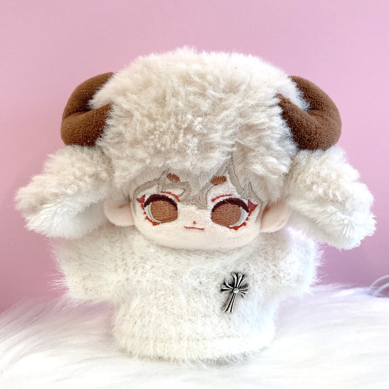 ぬい服】ぬいぐるみ用 十字架付きファーニット（10〜15cm用） | G.triGer