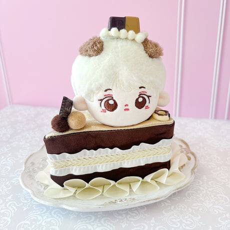 ぬい服　ショートケーキ型ぬいぐるみ用着ぐるみ　10cm用【推し活グッズ】